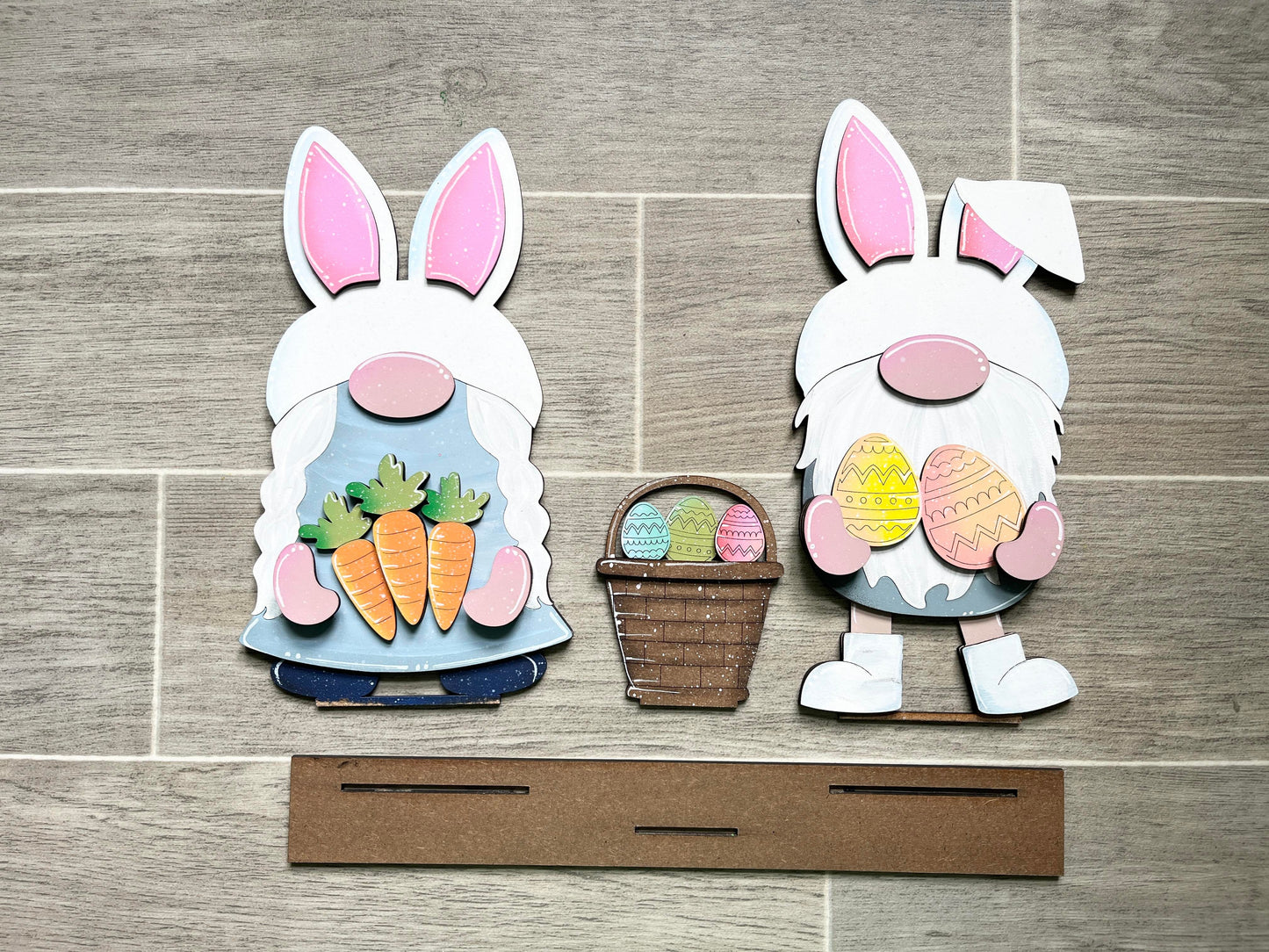 A Pair of Gnomes - Interchangeable Standing - DIY Kit