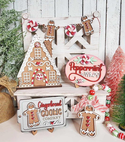 Gingerbread Christmas (SDM) - Tier Tray - DIY Kit