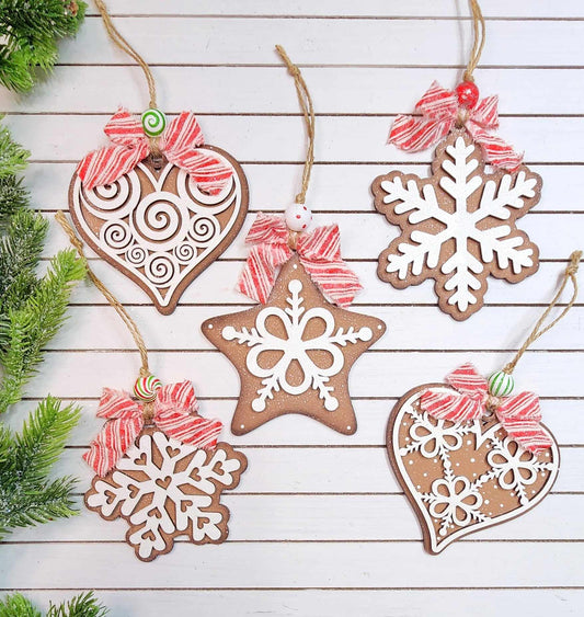 Gingerbread Ornaments (SDM) - DIY Kit