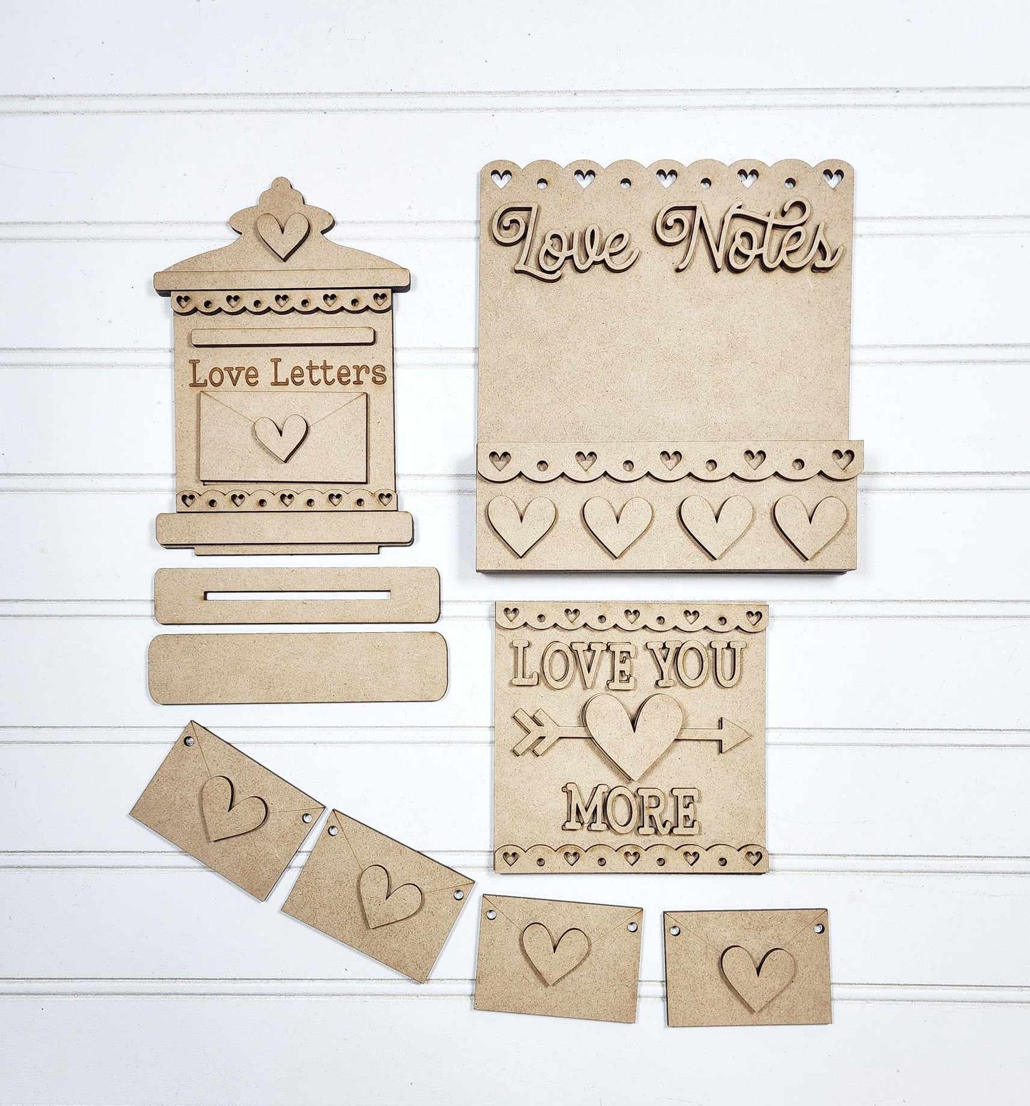 Valentine Love Letters (SDM) - Tier Tray - DIY Kit