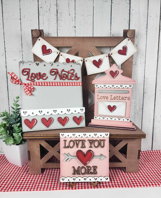 Valentine Love Letters (SDM) - Tier Tray - DIY Kit