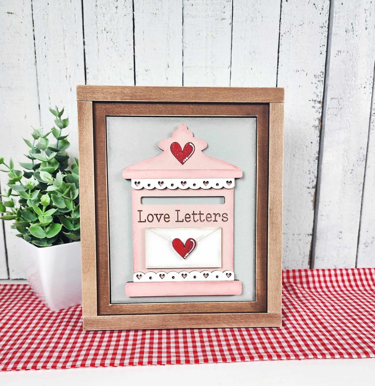 Be My Valentine Frame Trio - Shelf Sitter - DIY Kit