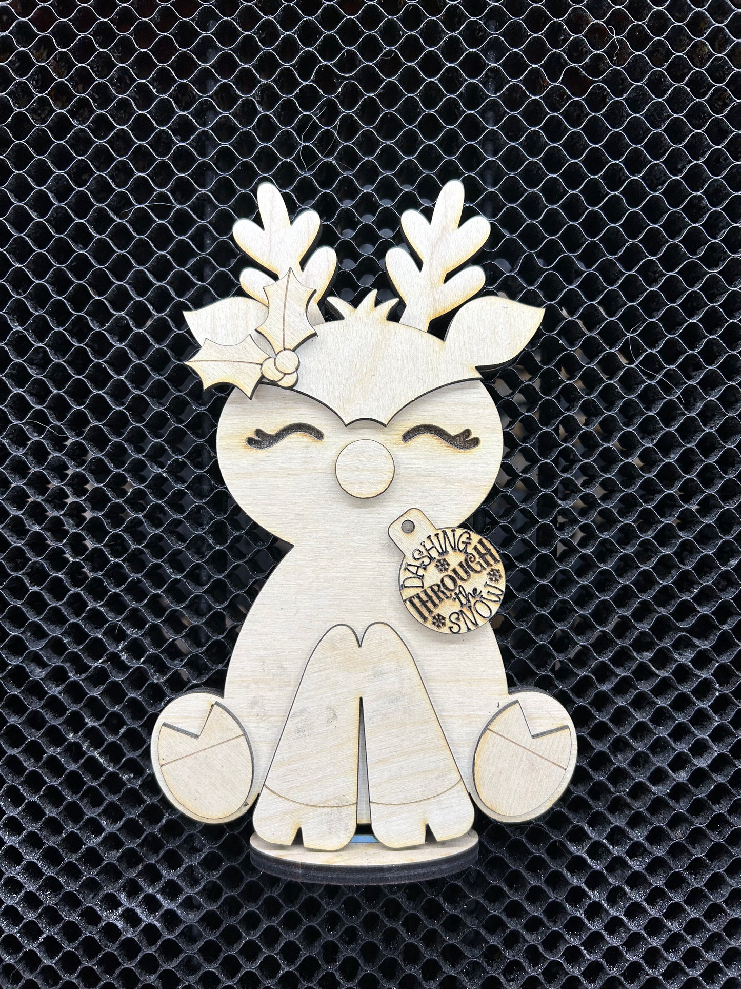 Sweet Reindeer (female) - Shelf Sitter Decor - DIY KIT