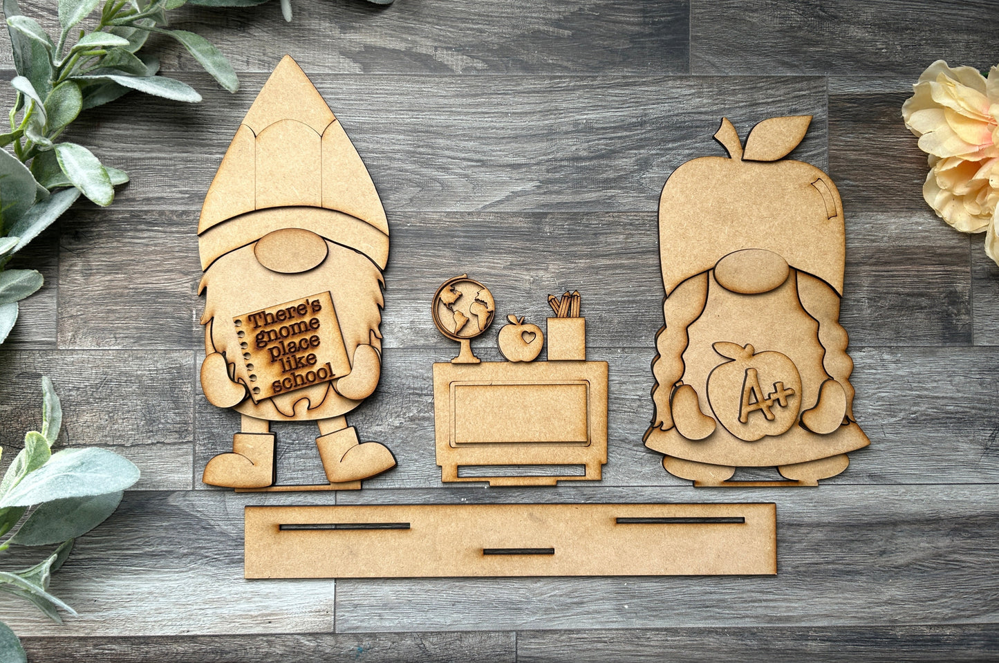 A Pair of Gnomes - Interchangeable Standing - DIY Kit