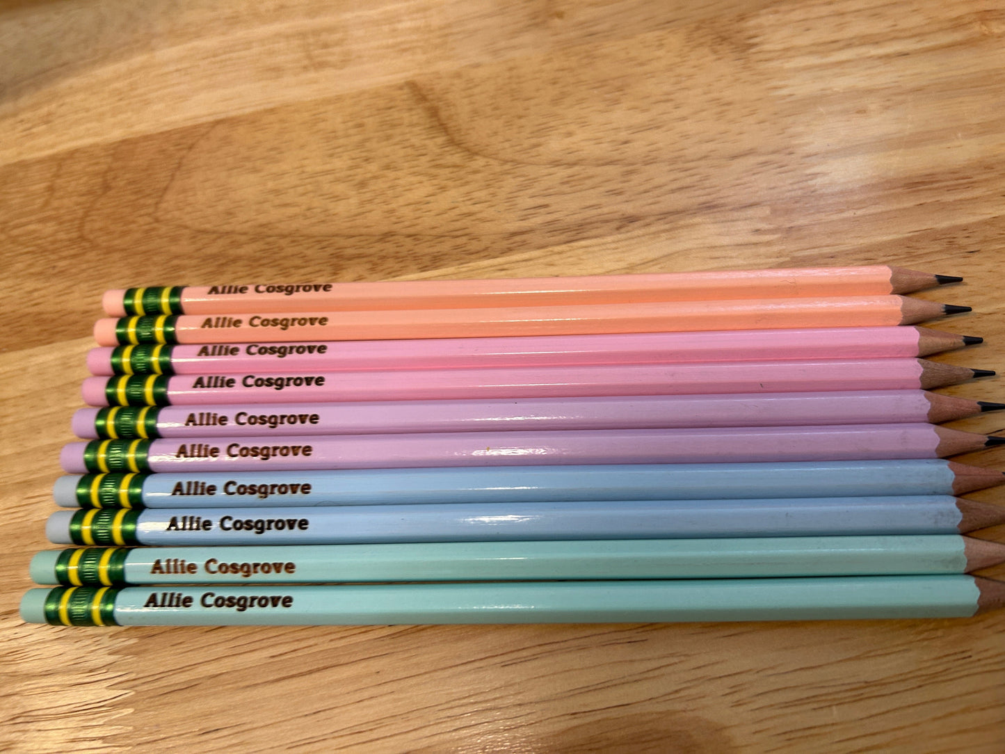 Personalized School Pencils