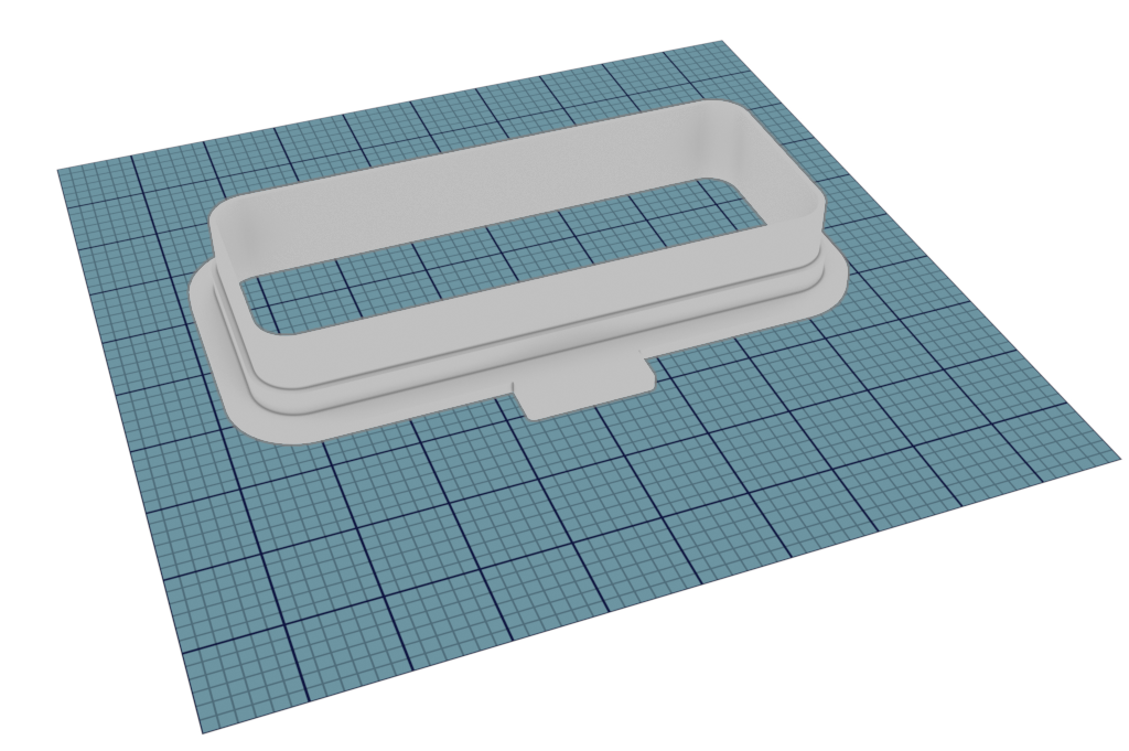 Rectangle Rounded Corners Cutter STL File