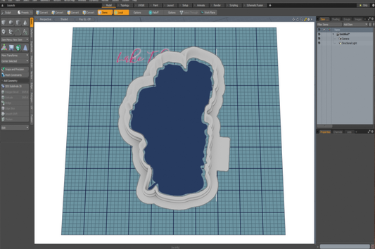 Lake Tahoe Cutter STL File