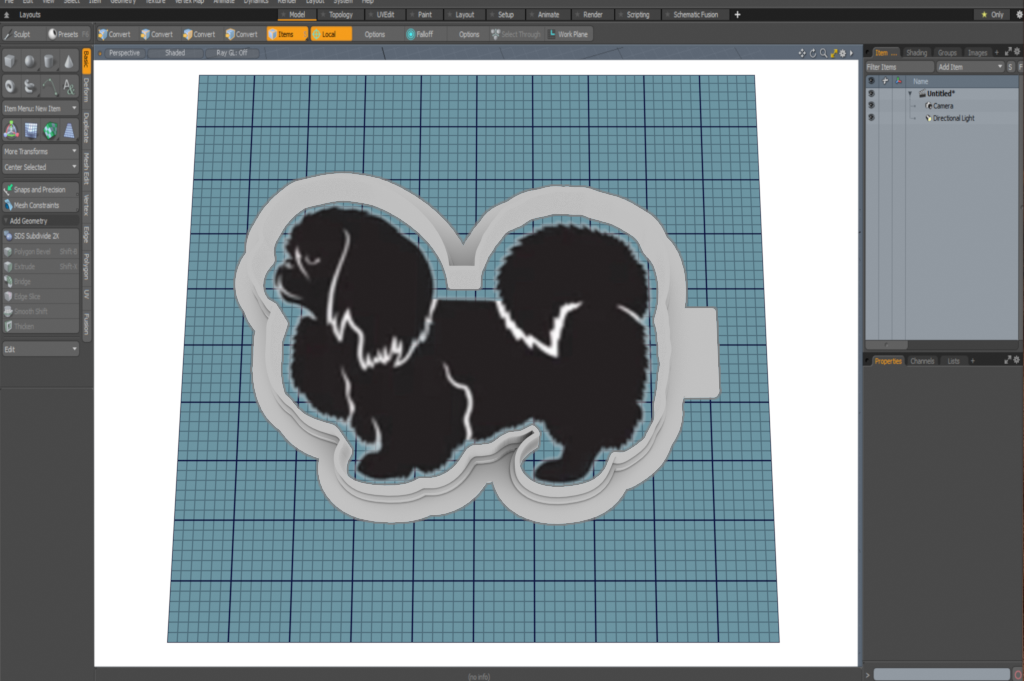 Pekingese Dog Cutter STL File