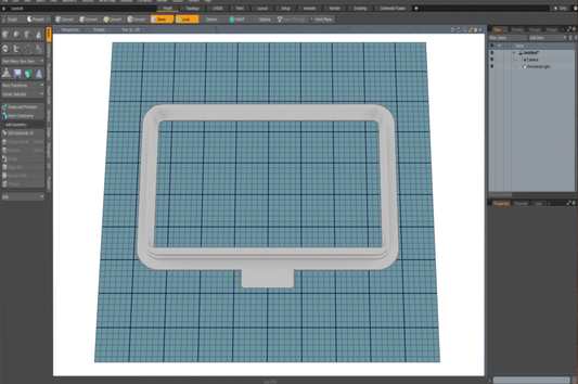 Rectangle Round Cutter STL File