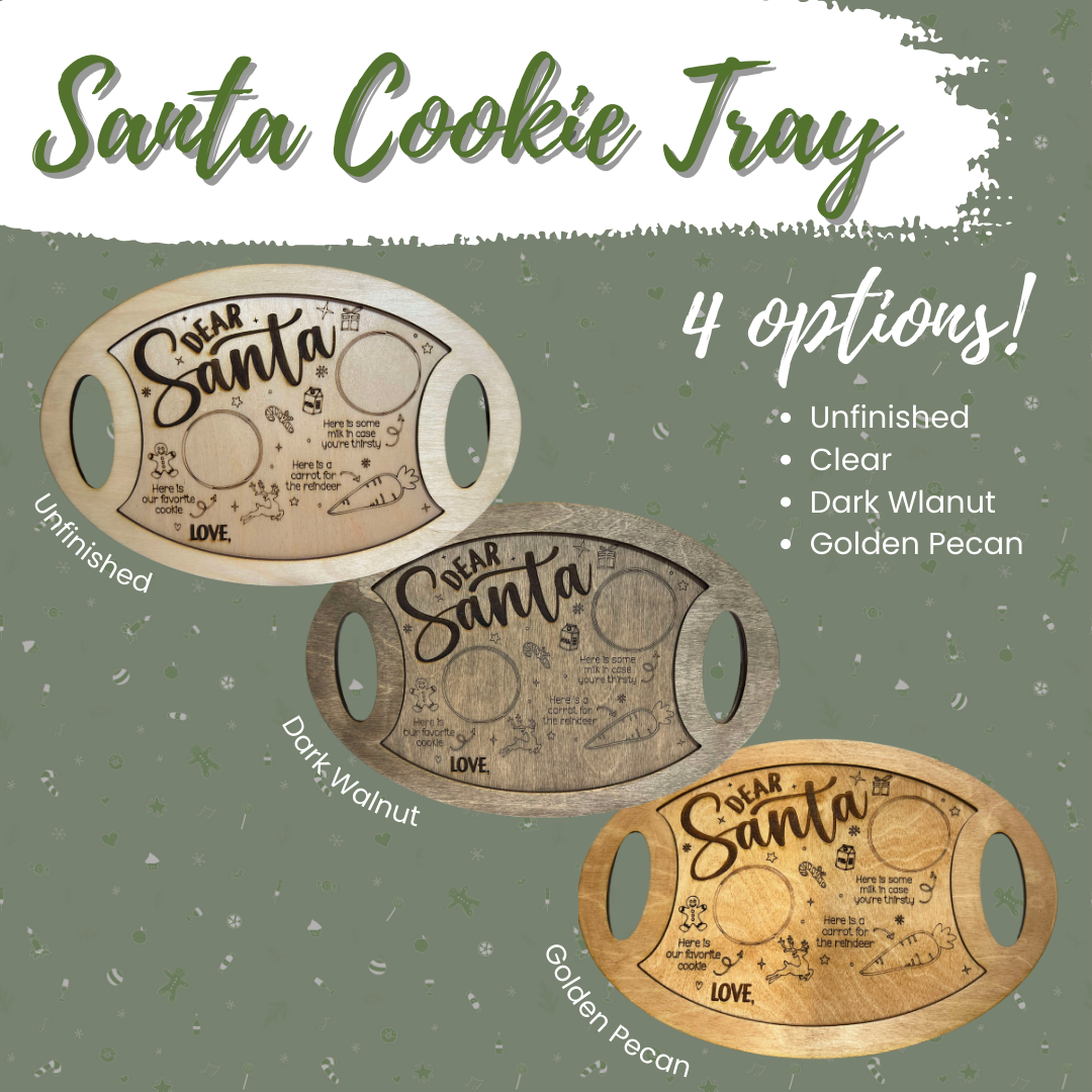 Santa Cookie Tray