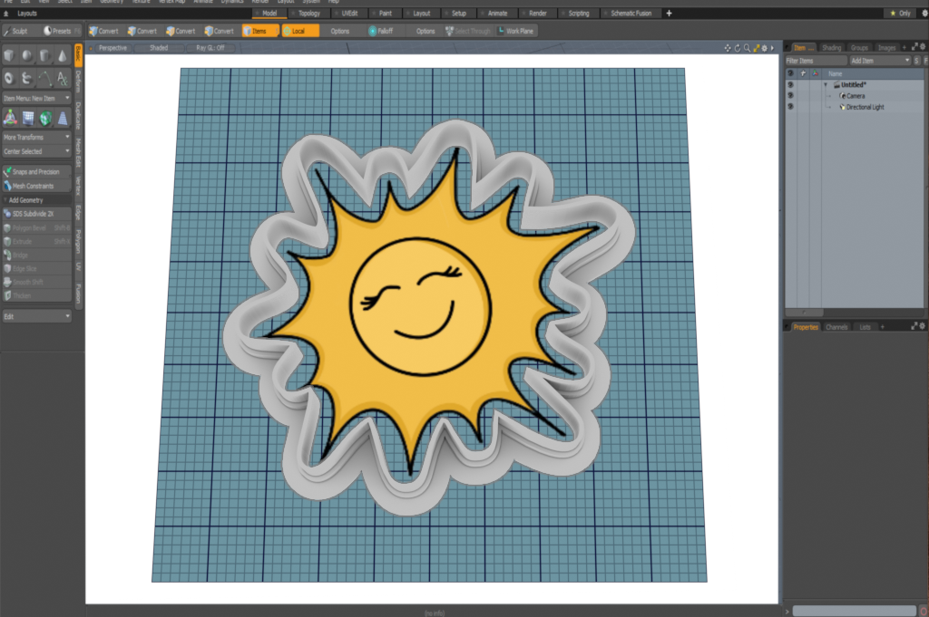 Sun Cutter STL File