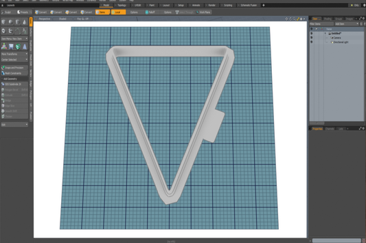 Triangle Custom Cutter STL File