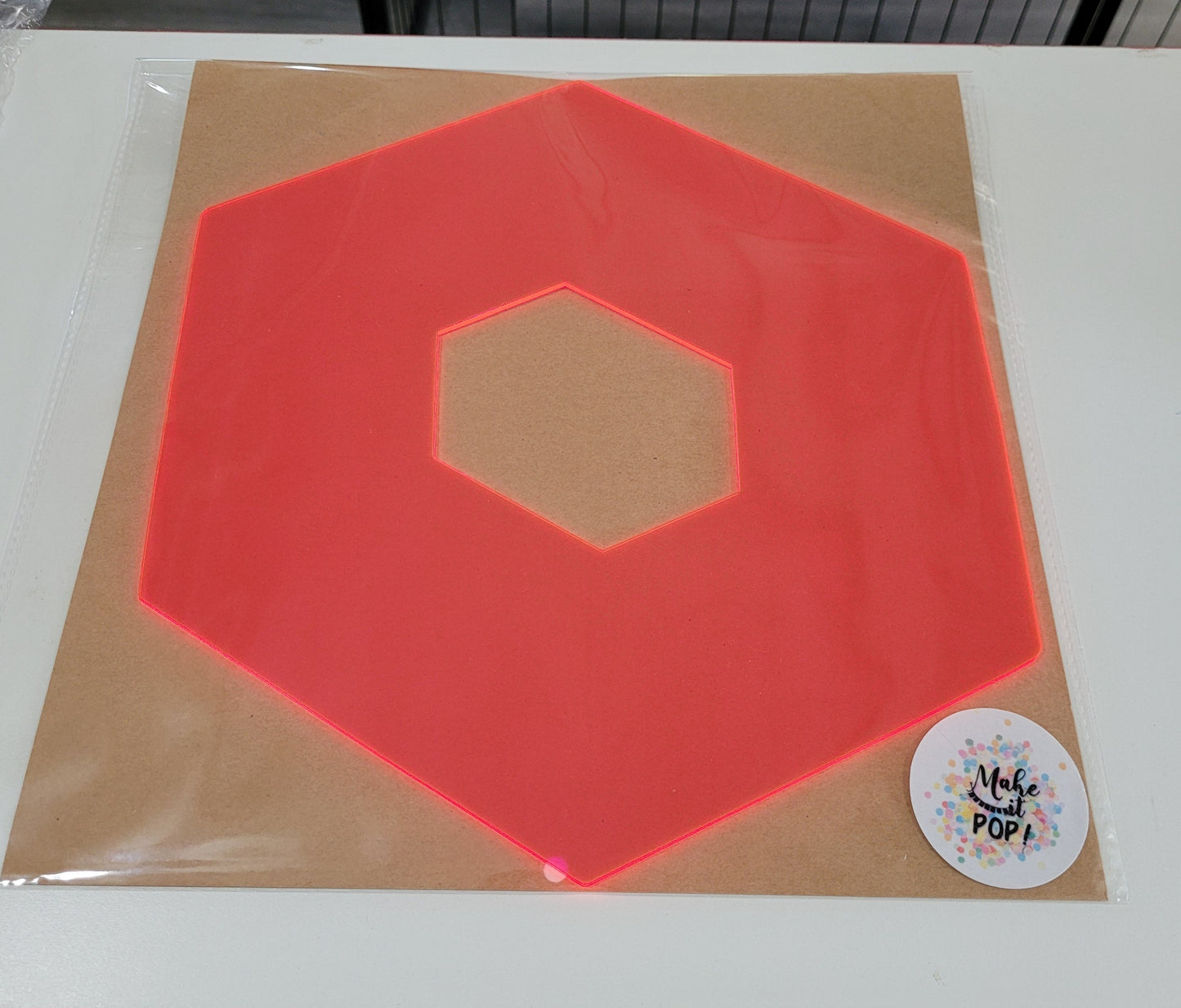 Hexagonal Cake Template