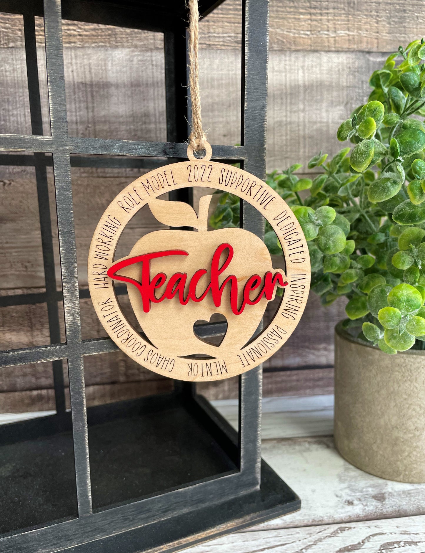 Teacher Dangle- Ornament