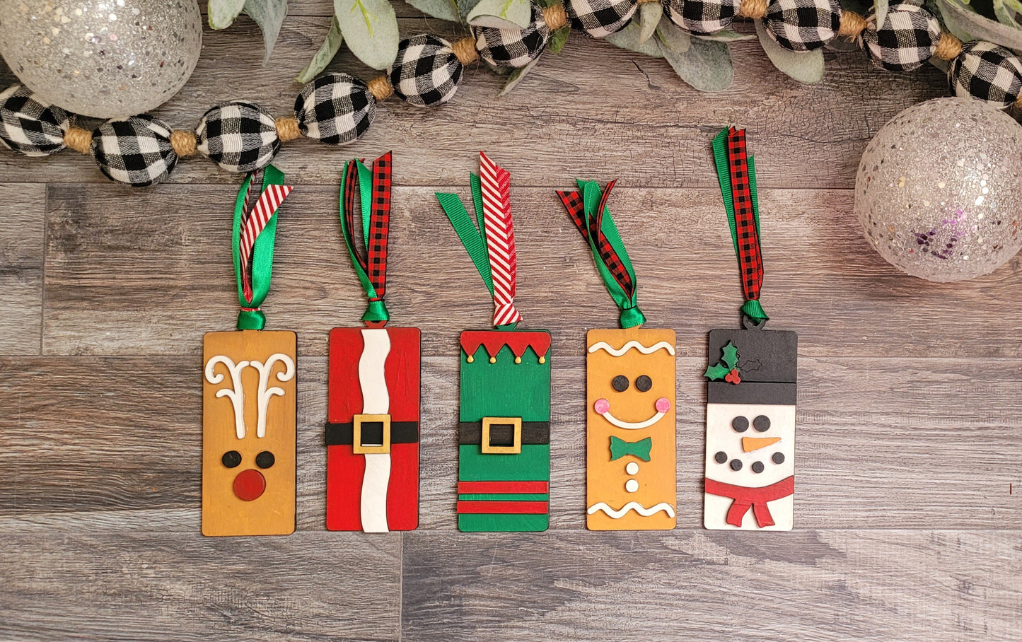 Rectangle Christmas Ornaments/Gift Tags - DIY Kit