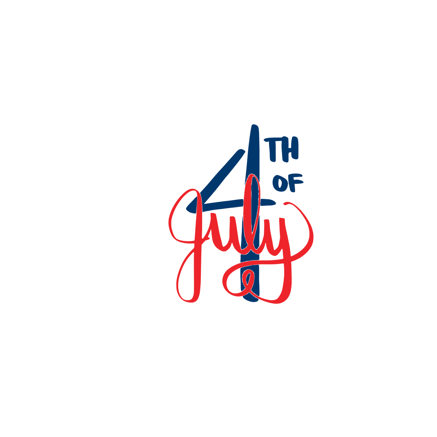 4th of July (wording) STL File