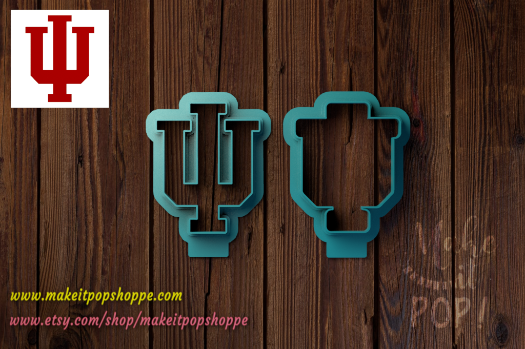 Indiana University (2 pc) Cutter