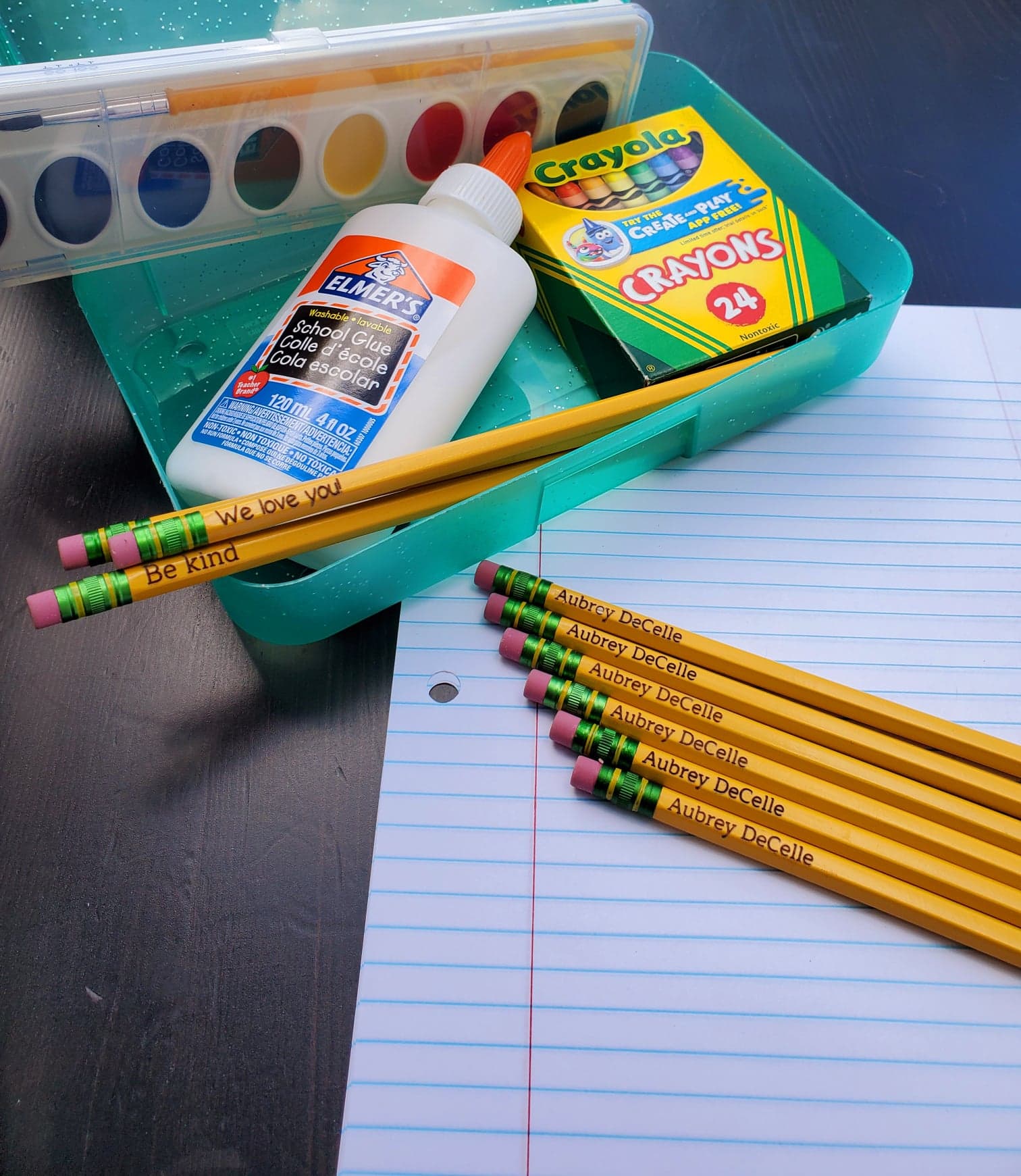 What do you need in a personalised school pencil case