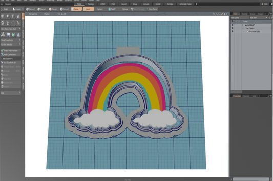 Rainbow High Arch Cutter STL File