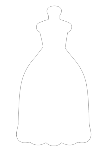 Wedding Dress Model - Princess - Cutter