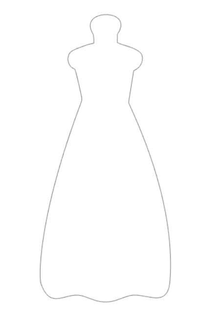 Wedding Dress Model - traditional - Cutter