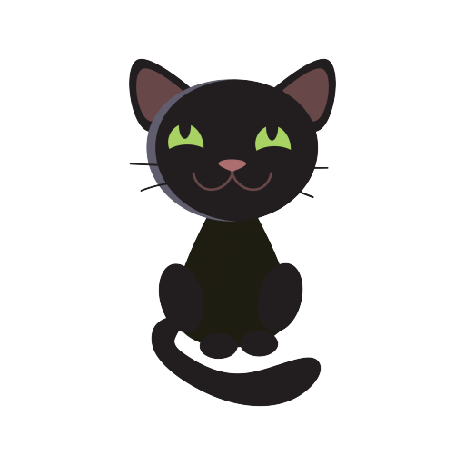 Black Cat Cutter STL File